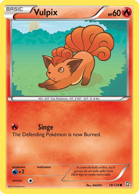 Vulpix 18 (Dragons Exalted 2012) Pokemon Card