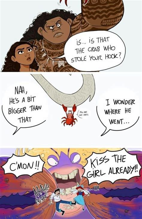 24 Hilarious Disney Character Crossover Comics That Are Extra Sweet # ...