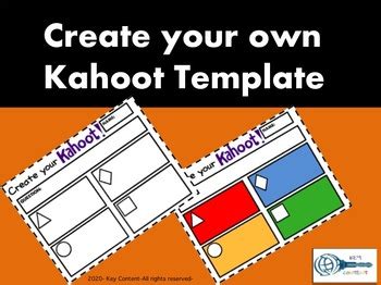 Kahoot Templates English by Key Content | TPT