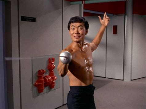 Sulu crazy fencing (With images) | Star trek funny, Star trek, Star trek original series