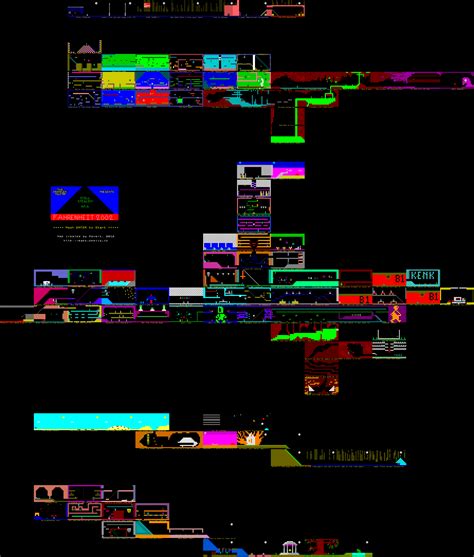 ZX-Spectrum Games - Jet Set Willy - Still Stealin' - mapa