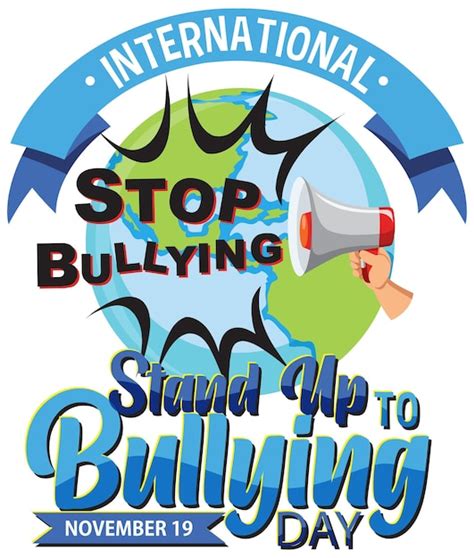 Free Vector | International stand up to bullying day banner design