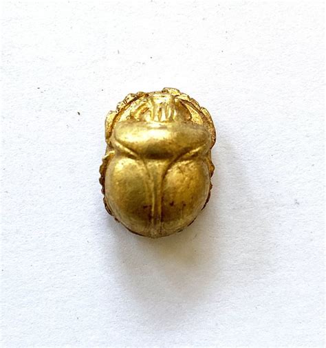 Ancient Egyptian Gold Scarab - Catawiki