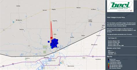 Over 1,000 Beauregard Electric Customers Without Power in the Moss Bluff Area - February 23 ...