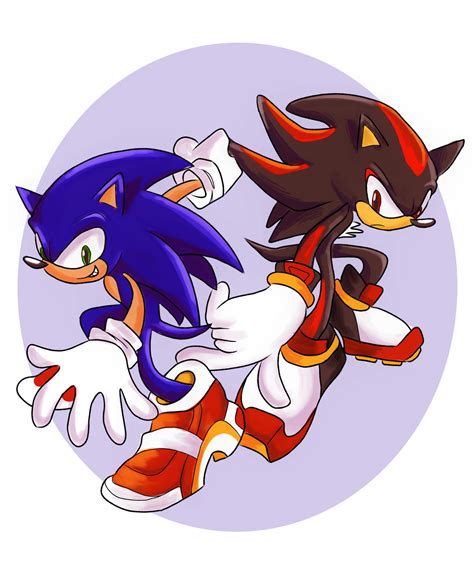 Sonic And Shadow (fanart) by nattykazoo on DeviantArt