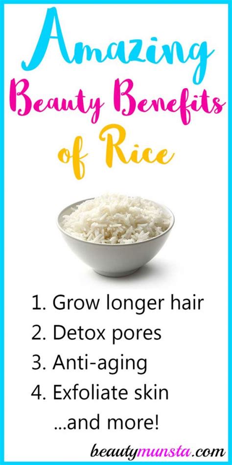 What Are The Beauty Benefits of Rice? DIY Rice Face Mask to Look 10x ...