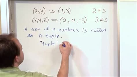 Lesson 2 - N-tuples And Matrix Arithmetic, Part 1 (Linear Algebra ...