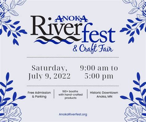 Experience the Anoka Riverfest & Craft Fair in Historic Downtown