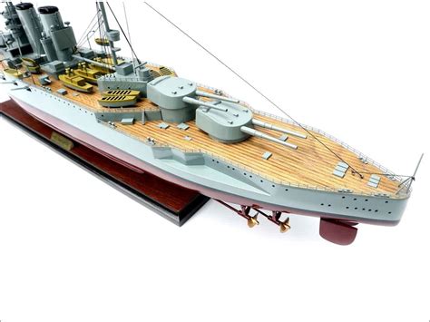 HMS Warspite Warship Model | Wooden Battleship Model