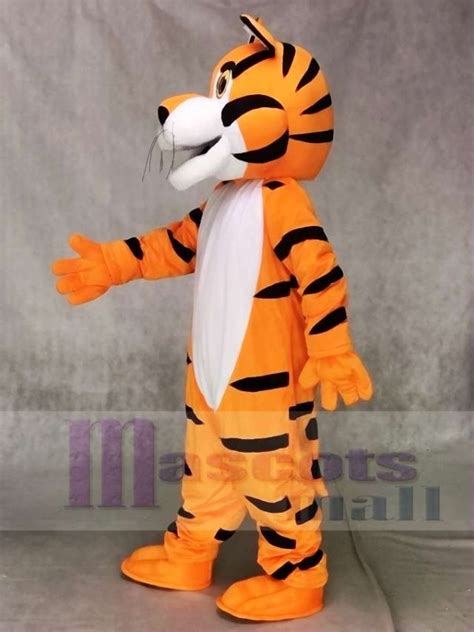 Tony the Tiger Mascot Costume Orange Tiger Fancy Dress Outfit Animal