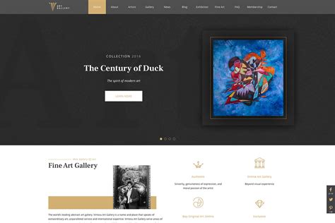 21 Best Art Gallery Websites To Explore 2024 - Colorlib