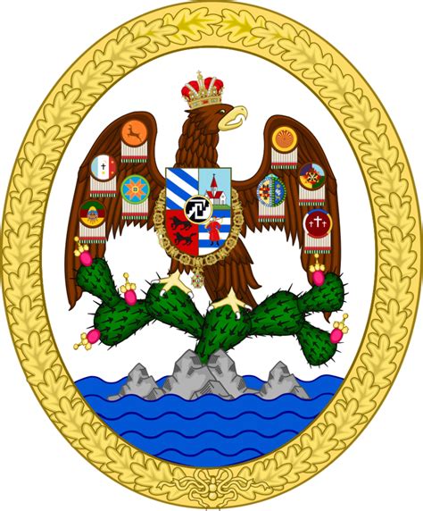 Imperial Federation of Mexico by Gouachevalier | Coat of arms, Mexico ...