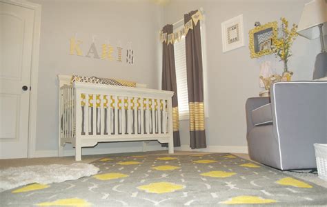 Baby Girl Gray and Yellow Nursery - Project Nursery