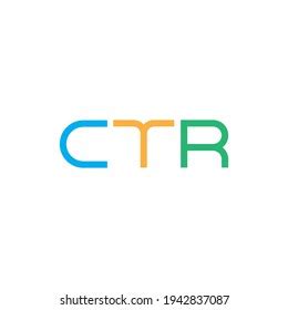 Ctr Letter Logo Design Vector Stock Vector (Royalty Free) 1942837087 | Shutterstock