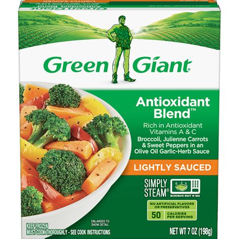 Boxed Frozen Vegetables - Green Giant - Frozen Vegetable Boxes