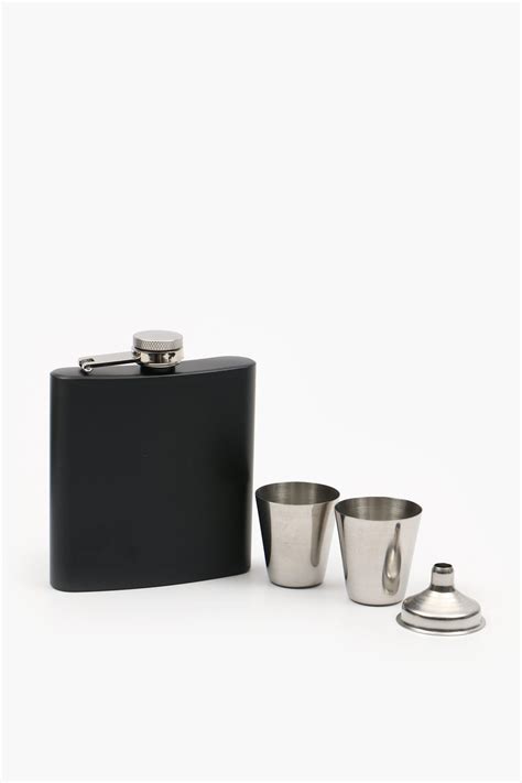 Stainless Steel Wine Flask Set