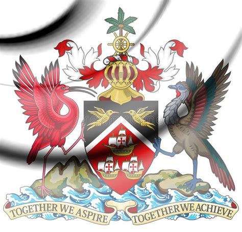 Trinidad and Tobago coat of arms. 3d Rendered Trinidad and Tobago coat of arms #Sponsored , #ad ...