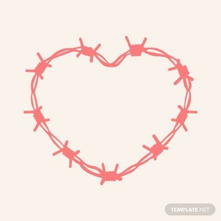 Barbed Wire Heart Vector in Illustrator, SVG, JPG, EPS, PNG - Download | Template.net