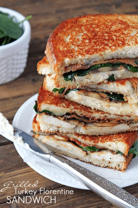 Grilled Turkey Florentine Sandwich | The Recipe Critic