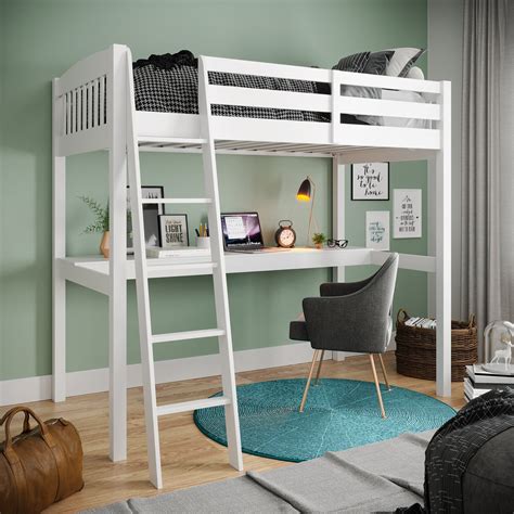 Tween Boys Bedroom Ideas With Wooden Loft Beds