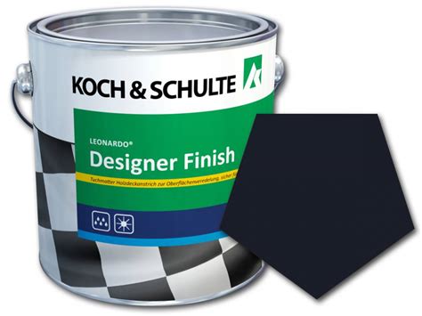 Designer Finish Schwarzblau RAL 5004