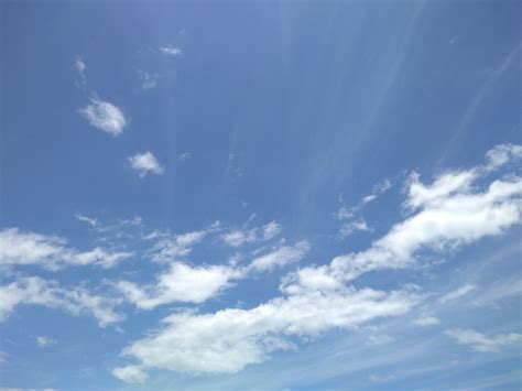 Summer Blue Sky Background Free Stock Photo - Public Domain Pictures