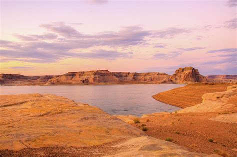 Sunset At Lake Powell - Page, Arizona by Www.35mmnegative.com