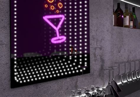 Illuminated LED Mirrors - Aluminum Glass Cabinet Doors