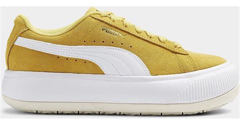 PUMA Suede Mayu Sneakers Women in Golden Yellow (Yellow) - Lyst