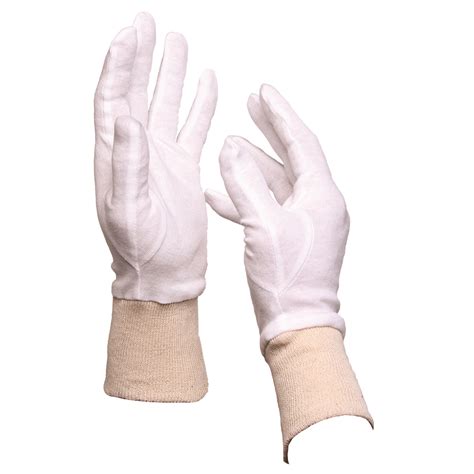 Buy White Cotton Gloves - Medium & Large - Sabco