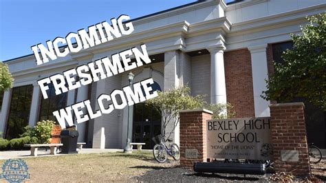 Incoming Freshmen Welcome - Bexley High School - YouTube