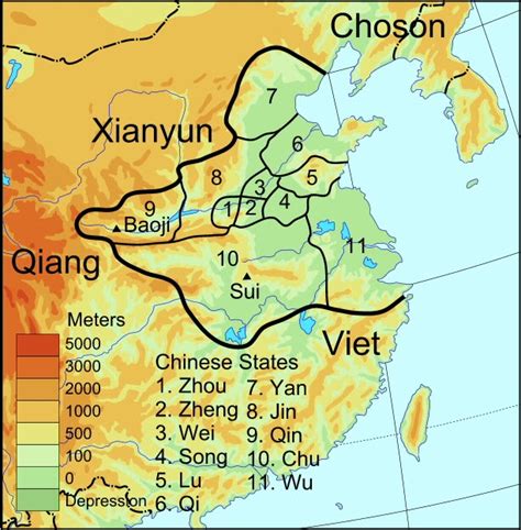 Zhou Dynasty: MAP