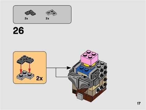 LEGO 75317 The Mandalorian and The Child Instructions, BrickHeadz ...