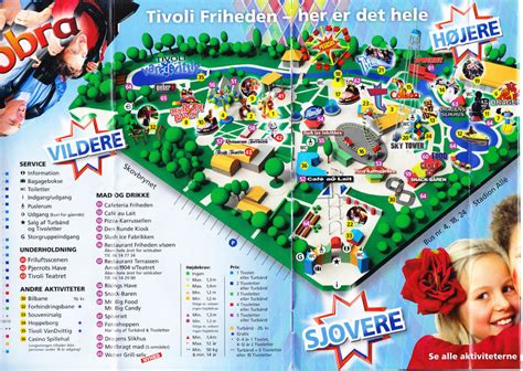 Tivoli Friheden - 2009 Park Map