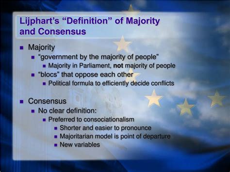 PPT - “Majoritarian” and “Consensus” Parliamentary Democracies: A Convergence Towards ...