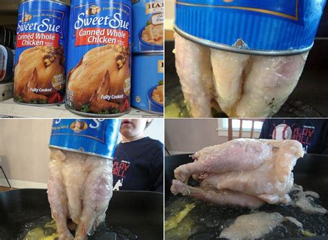 Canned whole chicken (not mine thankfully) : shittyfoodporn