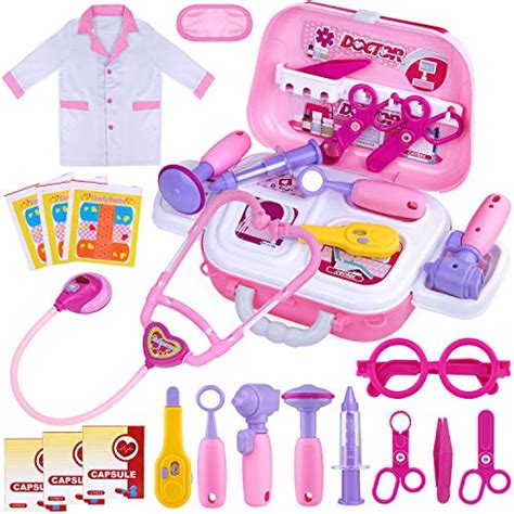 Buy GINMIC Kids Doctor Play Kit, 22 Pieces Pretend Play Doctor Set with Halloween Role Play ...