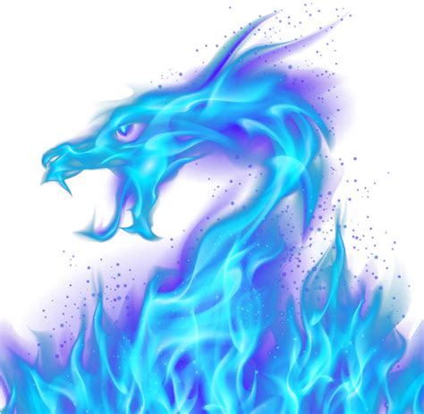 Download Mq Fire Blue Smoke Smokes Dragon Flames Png Gif Smoke - Blue ...