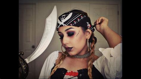 Pirate Makeup Tutorial | Halloween 2016 | Monika Zamudio - YouTube