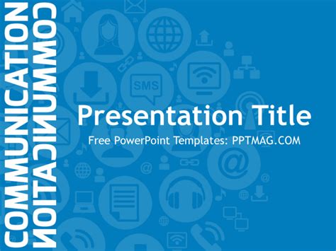 Communication PowerPoint Template – Prezentr