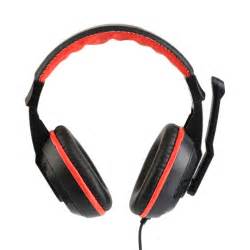 3.5mm Adjustable Gaming Headphones Black and Red