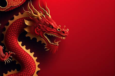 Premium Photo | Chinese new year concept banner dragon dance Generative Ai