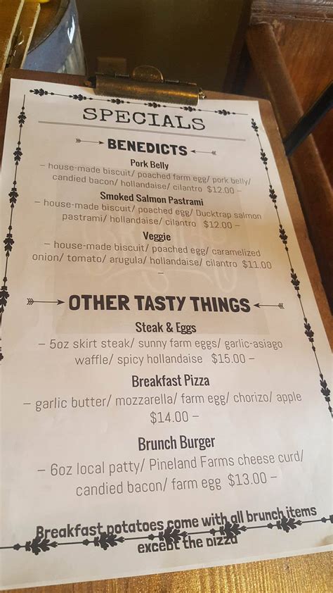 Mason’s brewing brunch specials – #lovemaineadventures