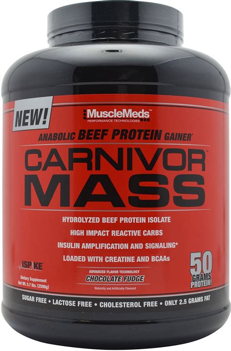 MuscleMeds Carnivor Mass Beef Protein Powder | Academy