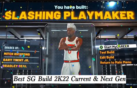 NBA 2K22 Current Gen & Next Gen Shooting Guard Build - Best SG Build in 2K22