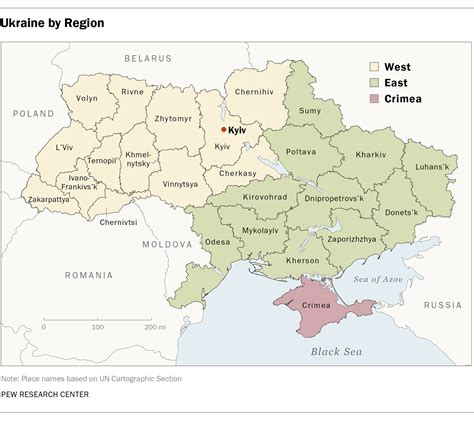 Public Opinion in Ukraine by Region | Pew Research Center