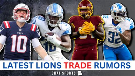 Lions Trade Rumors: Trade Candidates Ft. Mac Jones, DaRon Payne, Brian ...