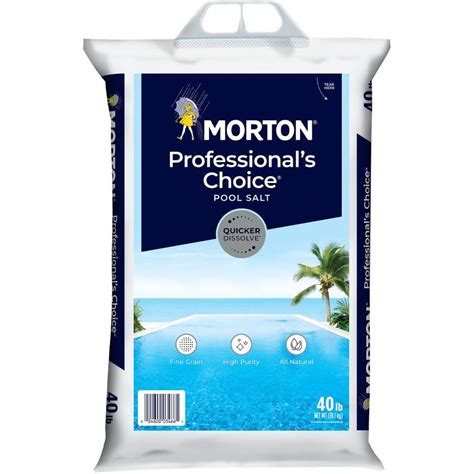 Morton Professional Choice 40-lb Pool Salt at Lowes.com