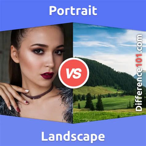 Portrait vs. Landscape: 5 Key Differences, Pros & Cons, Similarities | Difference 101