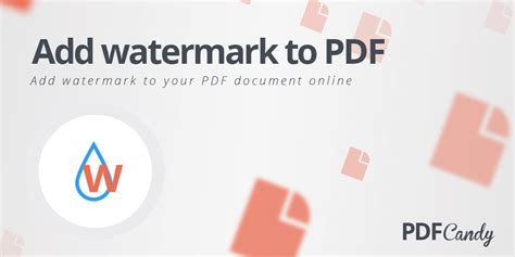 Add Watermark to PDF Free Online